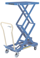 Table élévatrice manuelle Bishamon® double ciseaux, 150 kg