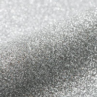 film flex thermocollant pailleté en PU Siser Glitter G0021 SILVER