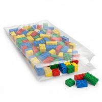 Sac plastique à soufflets latéraux