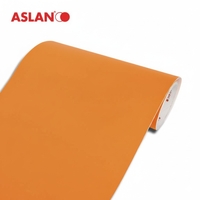Film de décoration effet velours Aslan CC124 Orange mat 12422CC