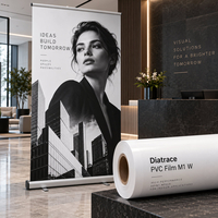 Film PVC Diatrace M1 W blanc 200 g/m² 220um 914 mm x 20 m 1 rouleau