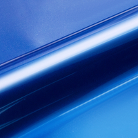 Flex thermocollant Siser  PS Electric métallique E0029 - bleu 90µm 500 mm x 25 m