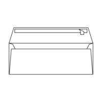 Enveloppe DL Curious Metallics Virtual Pearl 120 g/m² Boîte de 500