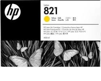 Cartouche d'encre HP 821, encre, Latex, jaune, 400 ml GOY88A