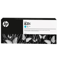 Cartouche d'encre HP 831, encre, Latex, cyan, 775 ml