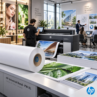 Impression d'affiches PLV à grande vitesse sur traceur HP PageWide avec papier HP Universal Bond PW XL