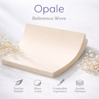 Opale Reference Wove – Papier offset non couché à surface wove régulière, qualité d’impression fiable et engagement environnemental.
