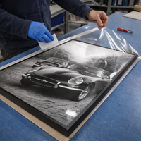 Film de lamination à froid permanent Oraguard 210G transparent brillant 70µm 1050 mm x 50 m