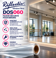 Film Protection Miroir REFLECTIV DOS060 1520 mm x 30 m 75 µm