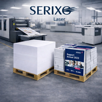 Serixo Laser est un papier laser blanc, certifié PEFC 100 %, spécialement conçu pour l’impression de documents professionnels au quotidien.