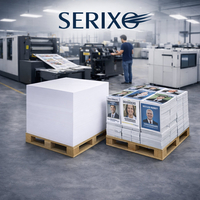 Serixo Offset est une gamme de papier offset blanc polyvalent sans bois (wood‑free), conçu pour répondre aux besoins quotidiens des professionnels de l’impression commerciale.