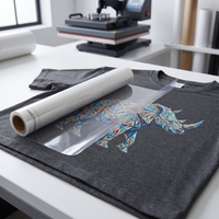 SISER TTD Evolution – film de transfert transparent pour application de motifs imprimés sur textile