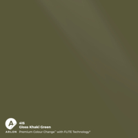 Vinyles coulés Premium Arlon Premium Colour Change 415 Gloss Khaki Green brillant FLITE Technology™ 76µm 1524 mm x 25 m