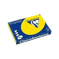 Ramette de Papier Fluo Jaune A4 80g/m² Trophée de Clairefontaine
