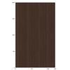 3M Di-Noc Film décoratif d'intérieur PVC PW-2328MT 200µm  1220 mm x 50 m 7100320784