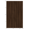 3M Di-Noc Film décoratif d'intérieur PVC WG-1836 230µm  1220 mm x 50 m 7100089032