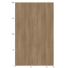 Film décoratif 3M  Di-Noc  WG-1838  Wood Grain  mat  1220 mm x 50 m