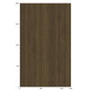 3M Di-Noc Film décoratif d'intérieur PVC WG-2444 200µm  1220 mm x 50 m 7100320795