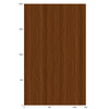 Film décoratif 3M  Di-Noc  WG-943 brown  Wood Grain  mat  1220 mm x 50 m