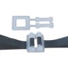 Boucle plastique autobloquante transparent 12 mm