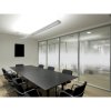 Film Blanc Motif bande centrale diffusante PET