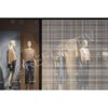 Film Blanc Motif effet tissu lin PET