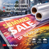 3M Scotchcal 8038G / 8040M – Film de protection transparent brillant ou mat pour lamination et durabilité accrue des impressions.