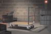 Chariot FIMM flat-pack dossier repliable 1000 x 600 mm plateau médium roues TPE 400 kg
