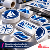 Étiquettes et autocollants découpés à l'emporte-pièce imprimés sur film coulé Avery Dennison 6903