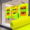 Diatrace Promo Fluo utilisé pour affiches soldes à forte visibilité