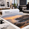 Papier Diatrace Beaux-Arts Lisse Extra-Blanc mat White aqueux 100% coton 320g/m² 520 µm - Bobine 1118mm x 15m, diamètre bobine 128mm, mandrin 76mm - Support extra-blanc pour tirages photo professionnels