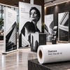 Film synthétique imprimable pour rollup Diatrace PVC Film M1 W : présentoirs et kakémonos de stand d'exposition