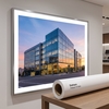 Support Diatrace Solpaper Hi-Satin avec visuel architectural grand format