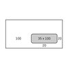 Enveloppe DL  Blanche 90 g/m² avec fenêtre 35x100 - Antalis Premium