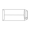 Pochette DL Curious Metallics Cryogen White patte 20 g/m² Boîte de 250