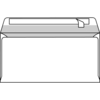 Enveloppe DL  Blanche 90 g/m² avec fenêtre 35x100 - Antalis Premium