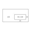 Enveloppe DL Conqueror Laid Oyster 120 g/m² Boîte de 500 pièces