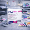 Folaproof DM 90µ – Film polyester mat transparent 90 microns pour épreuvage jet d’encre haute précision.
