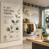 F-Jet Natural Fibers - Papier adhésif écologique à colle ultra-enlevable