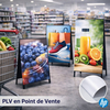 HP Everyday PP Film M – Film PP mat sans PVC, résistant à l’eau, idéal PLV et affichage intérieur économique.
