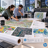 HP Heavy Coated Paper pour impression grand format de cartes topographiques et plans SIG