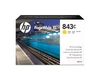 HP, 843C, encre, PageWide XL, cyan, cartouche de 400 ml, C1Q66A