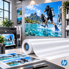 HP White Satin Poster Paper, papier couché satiné multi-usages pour posters grand format