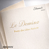 Velin Johannot est un papier d’art fabriqué sur forme ronde, 75 % coton et 25 % alfa‑cellulose,