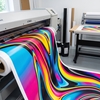 Imprimante grand format Mutoh utilisant les encres MS31 éco-solvant pour impression couleur sur film