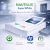 Nautilus SuperWhite HP Indigo est un papier 100% recyclé certifié HP Indigo,