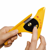 Cutter rotatif OLFA Maru | Spécial moquette linoléum. Équipé d'une lame rotative de 45 mm pour couper linoléum, tapis, etc.