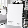Olin Design Regular est un papier offset non couché premium, reconnu pour sa blancheur équilibrée, sa surface lisse régulière et son excellente lisibilité.