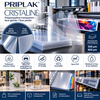Priplak Cristaline - Feuille de polypropylène transparent à une face glacée et une face perlée pour supports imprimés en UV