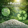 r-Polyart 30% recyclé – Feuille synthétique polyéthylène résistante avec 30 % de matière recyclée.